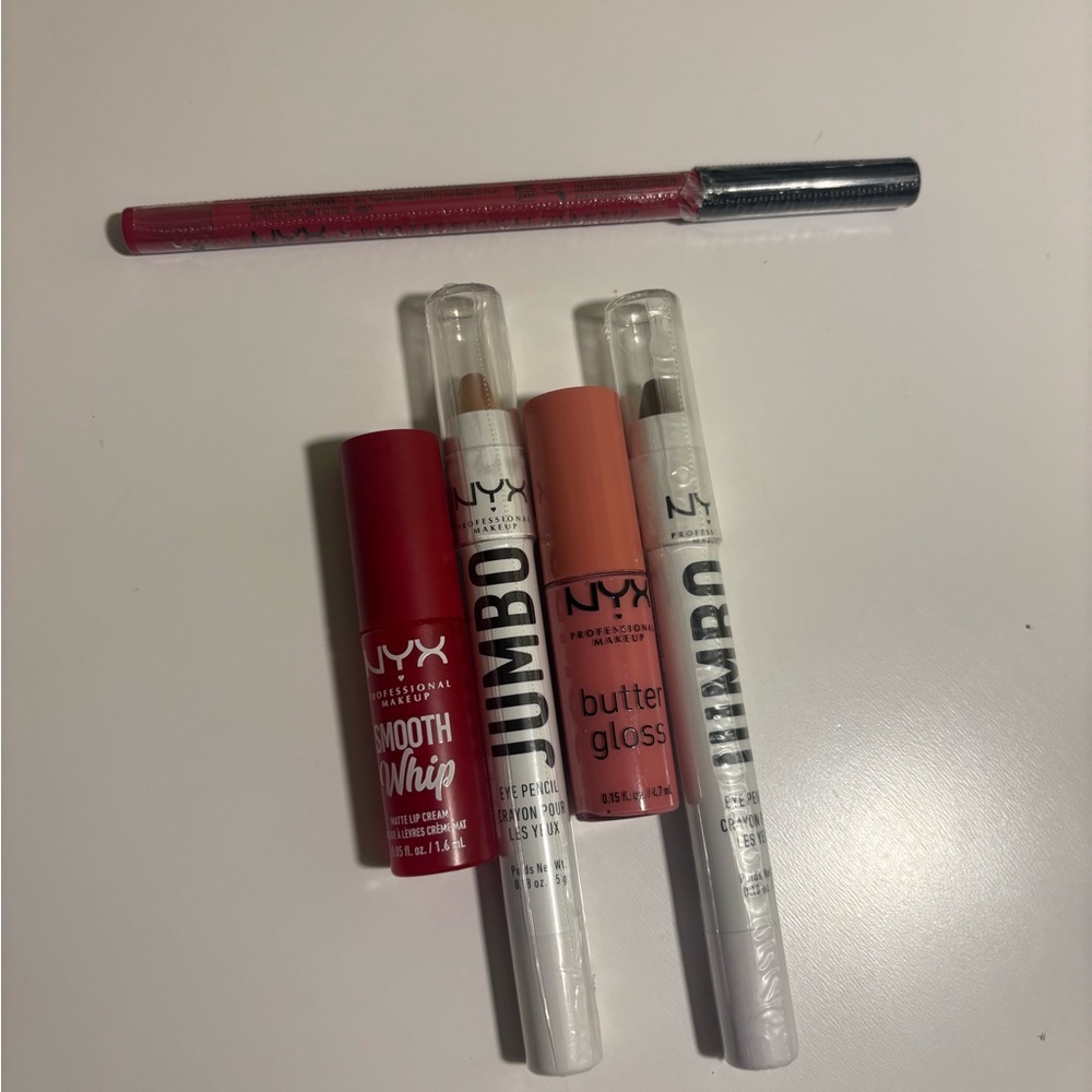 NYX Lip Liner, Gloss and Eye Pencils